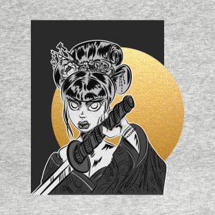 Onna-Bugeisha - Black & White T-Shirt